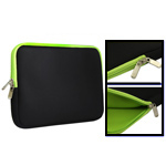 Soft Sleeve Case Zipper Bag with LightGreen color for 12.1 inch Laptop